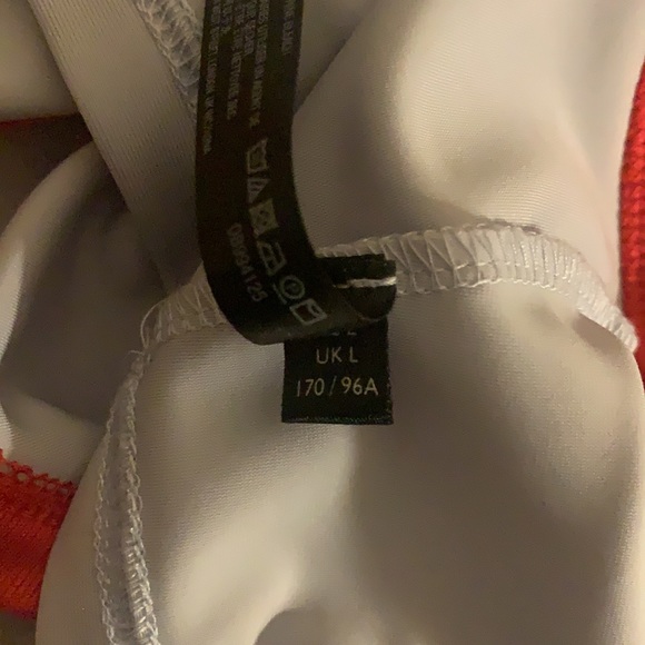 Out From Under From Urban Outfitters Gray Orange Halter Crop Top Size Large - Picture 5 of 6